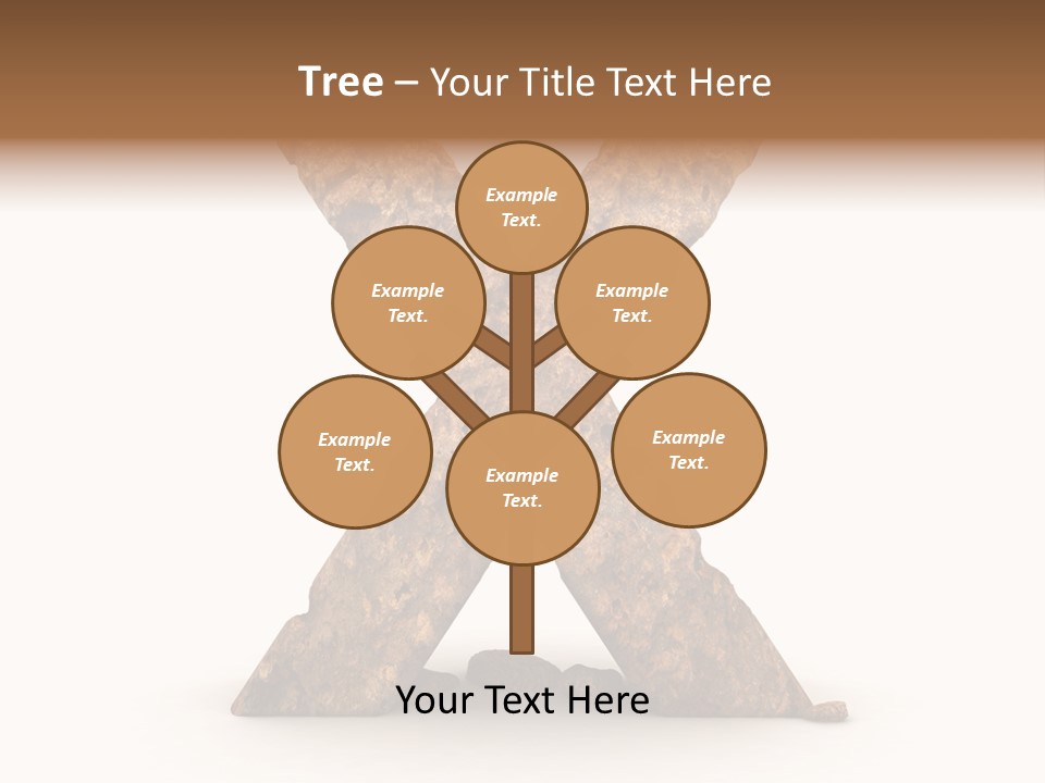 Write Alphabetical Mountain PowerPoint Template