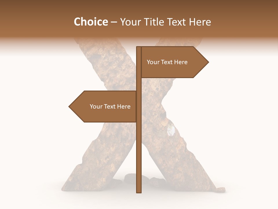 Write Alphabetical Mountain PowerPoint Template