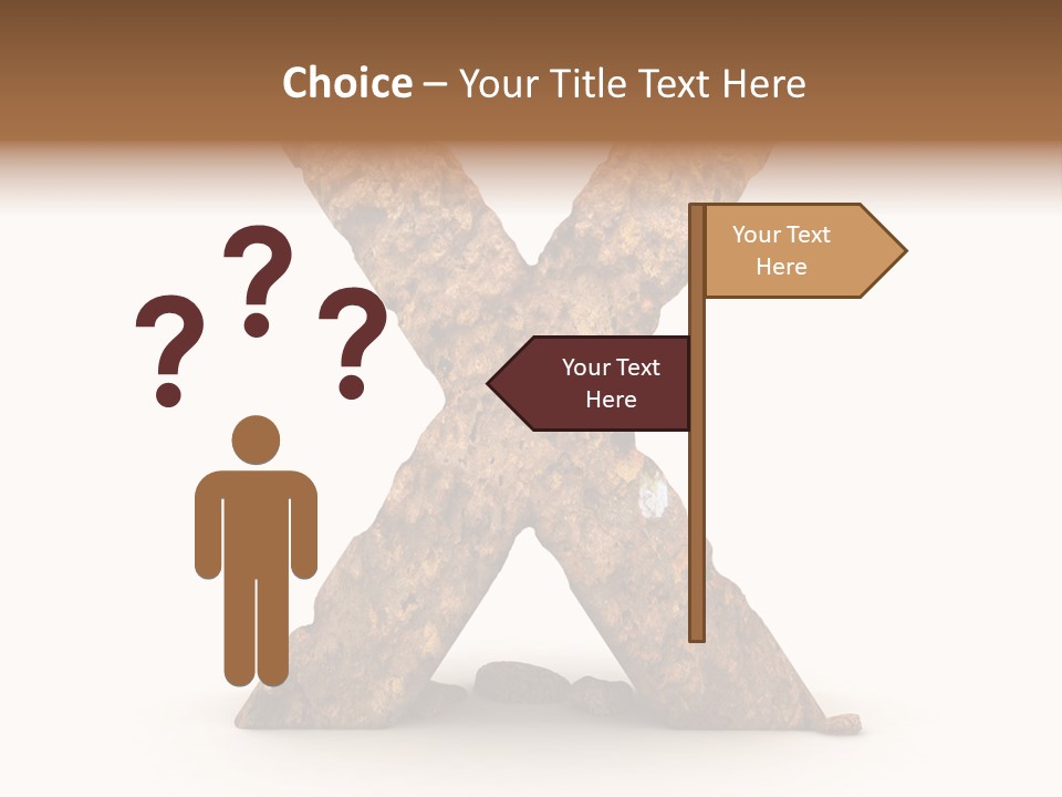 Write Alphabetical Mountain PowerPoint Template