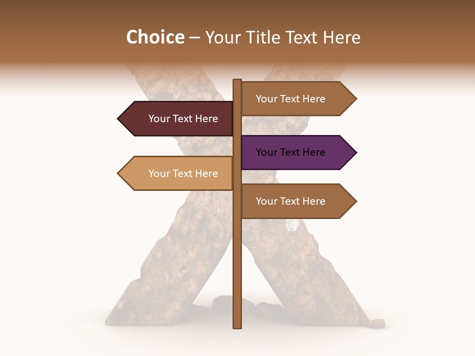 Write Alphabetical Mountain PowerPoint Template