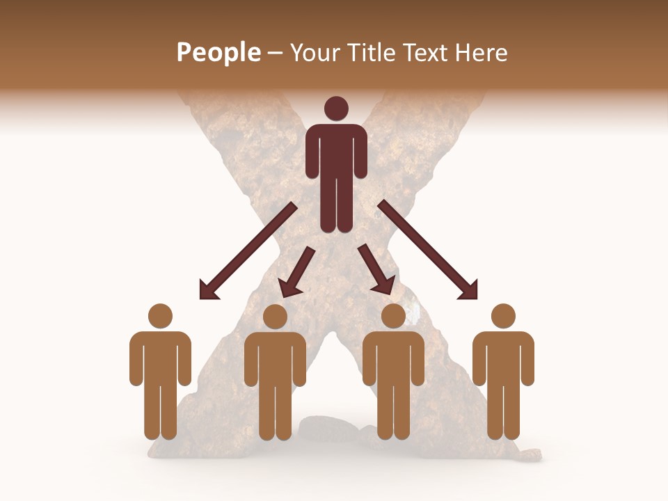 Write Alphabetical Mountain PowerPoint Template