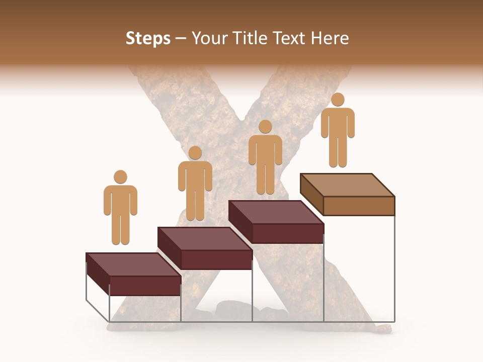 Write Alphabetical Mountain PowerPoint Template
