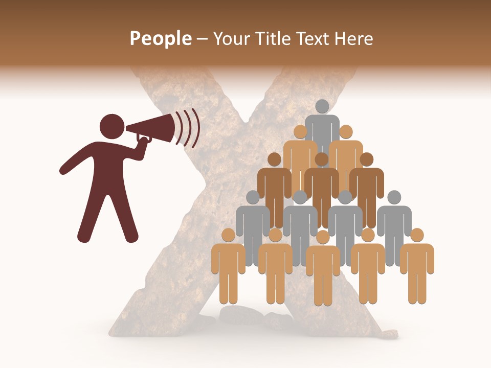 Write Alphabetical Mountain PowerPoint Template