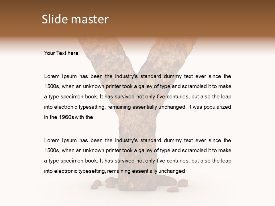 Letter Drawing Alphabet PowerPoint Template