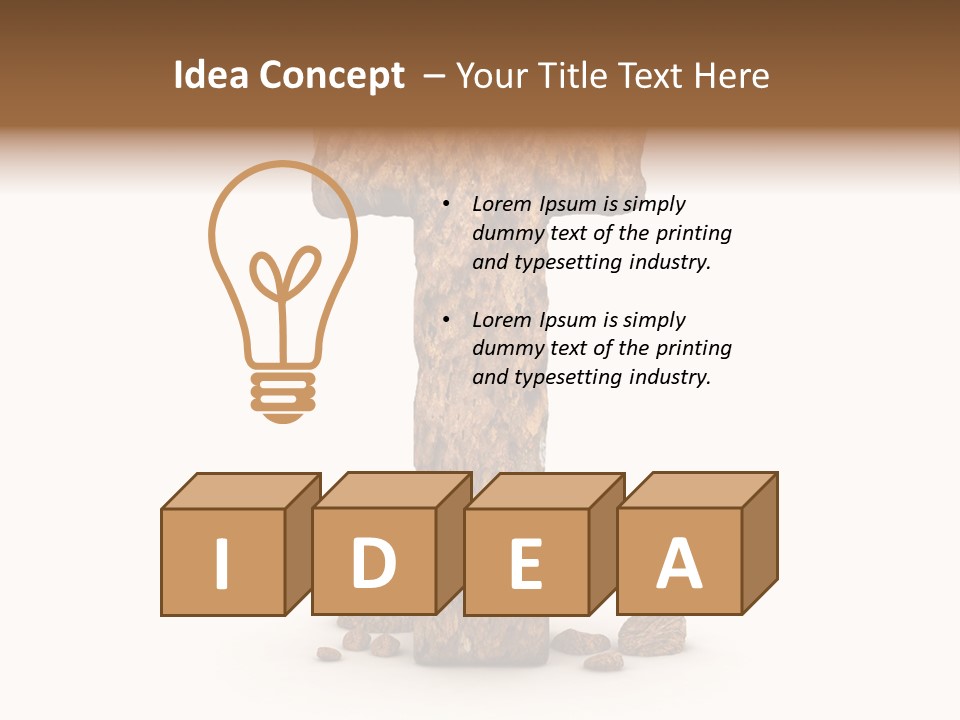 Design Letter Symbol PowerPoint Template