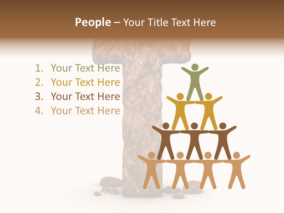 Design Letter Symbol PowerPoint Template