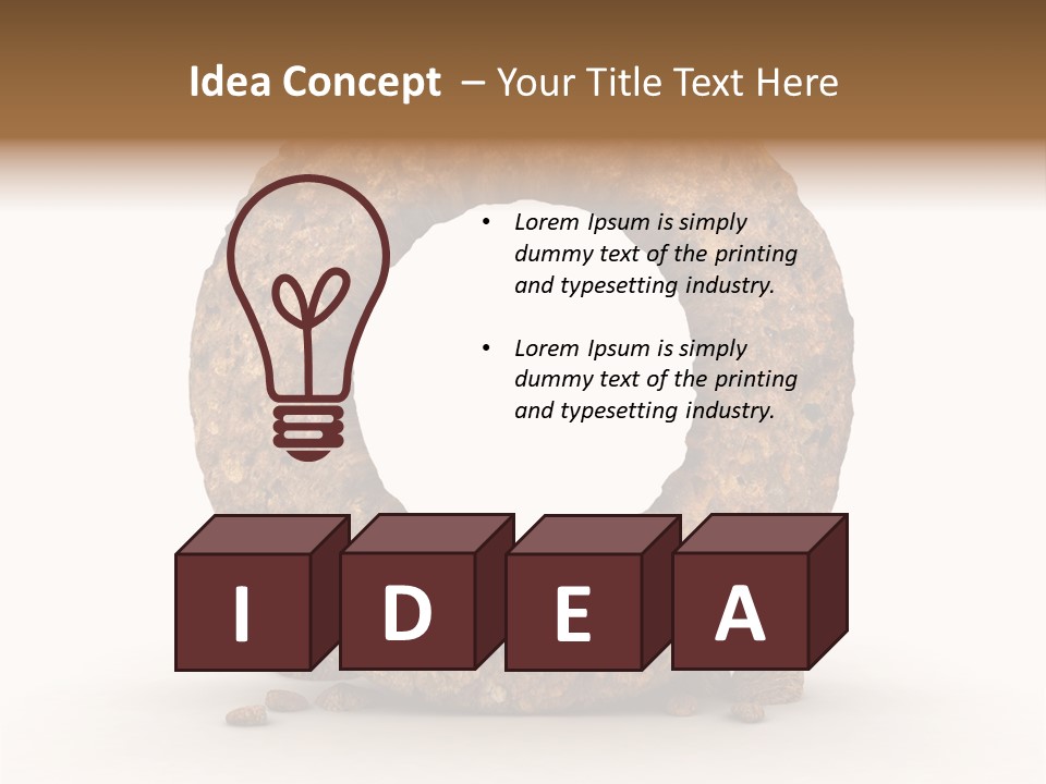 Typographic Draw Alphabet PowerPoint Template