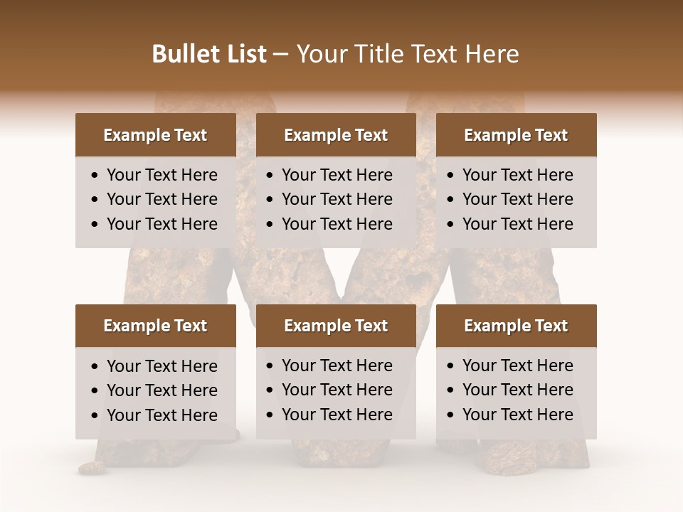 Alphabet Conceptual Type PowerPoint Template