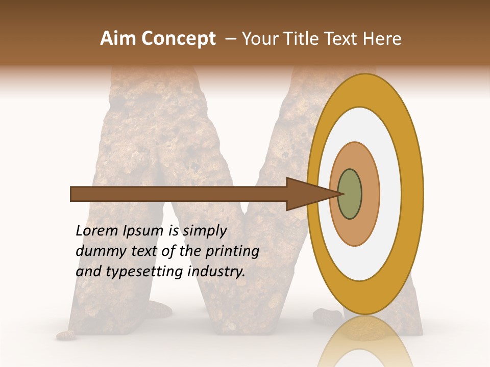 Alphabet Conceptual Type PowerPoint Template