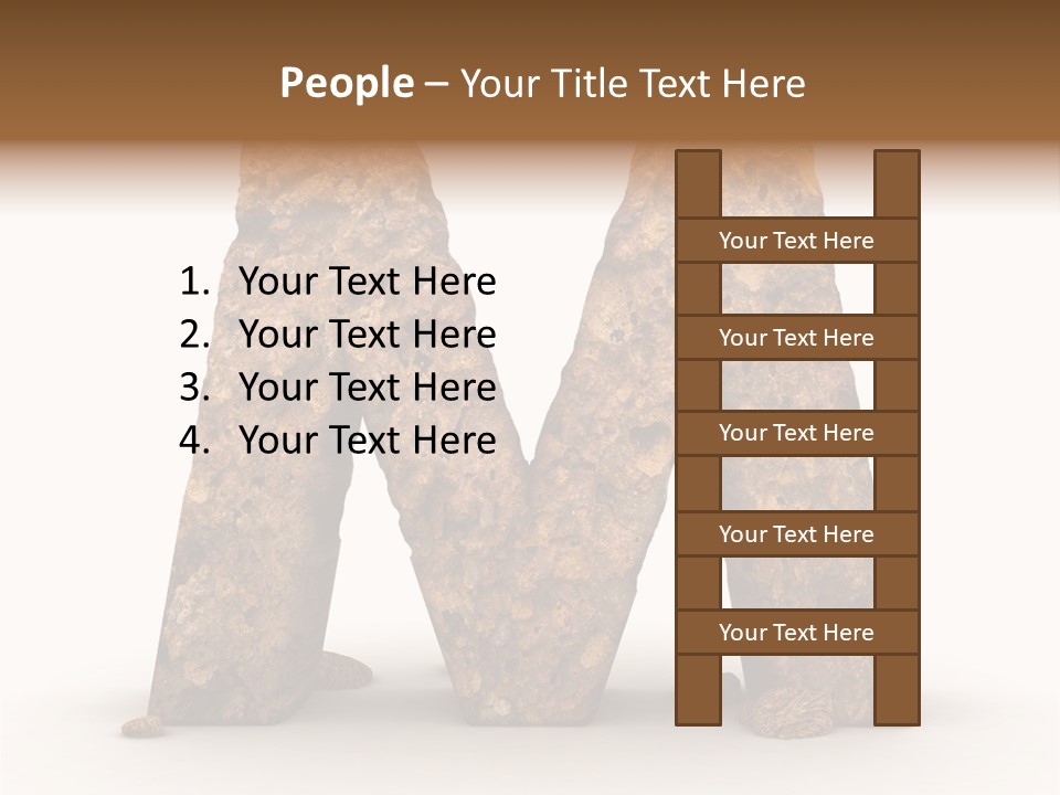 Alphabet Conceptual Type PowerPoint Template