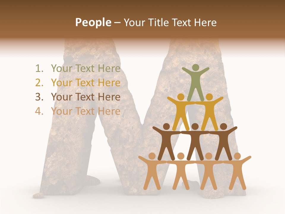 Alphabet Conceptual Type PowerPoint Template