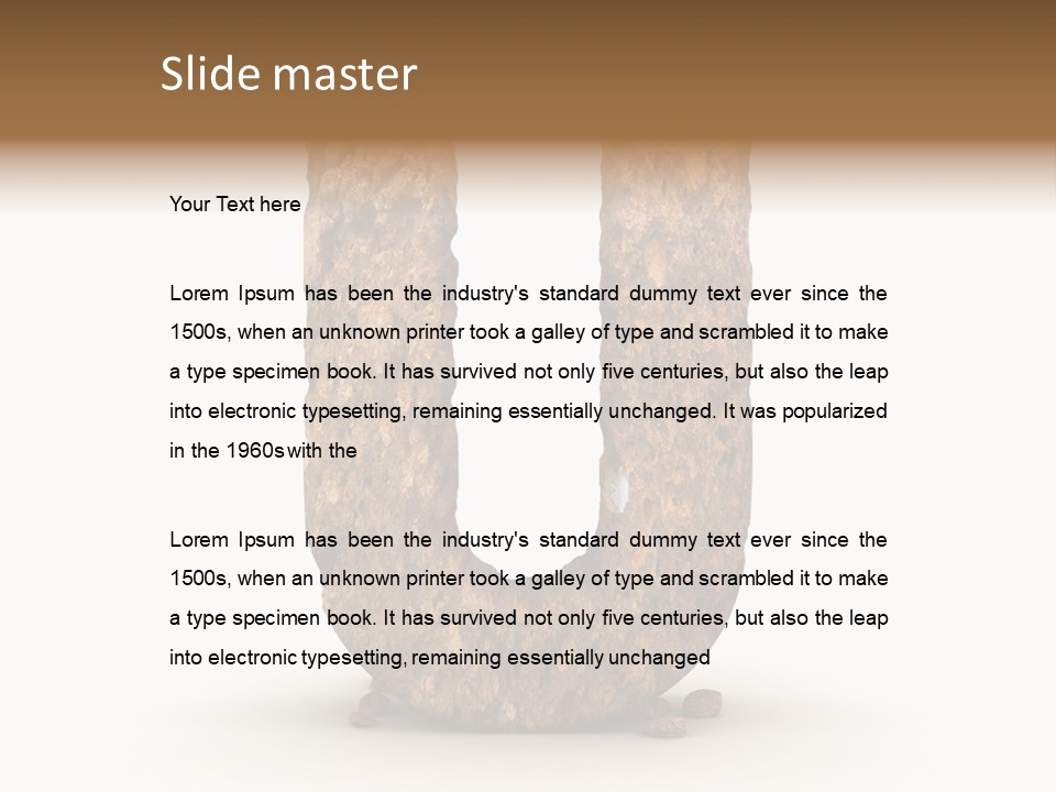 Type Design Alphabetical PowerPoint Template