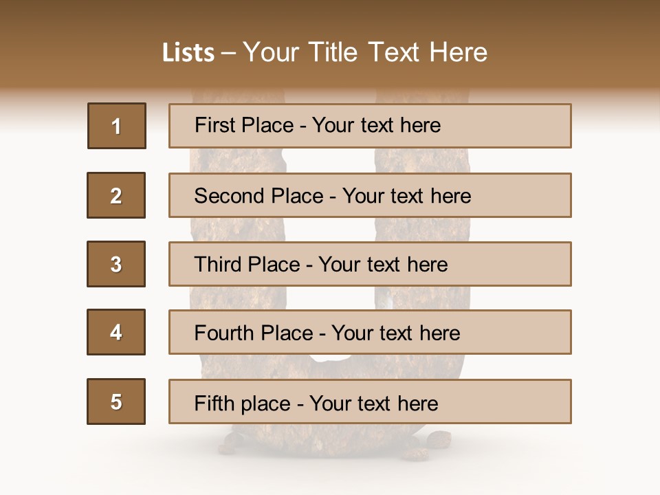 Type Design Alphabetical PowerPoint Template