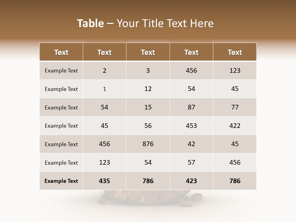 Type Design Alphabetical PowerPoint Template