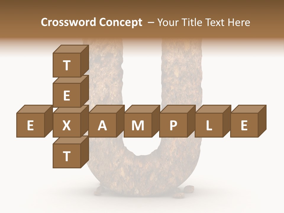 Type Design Alphabetical PowerPoint Template