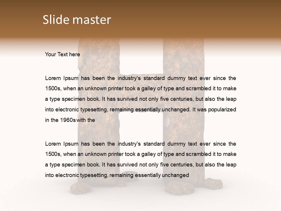 Typeset Decorative Write PowerPoint Template