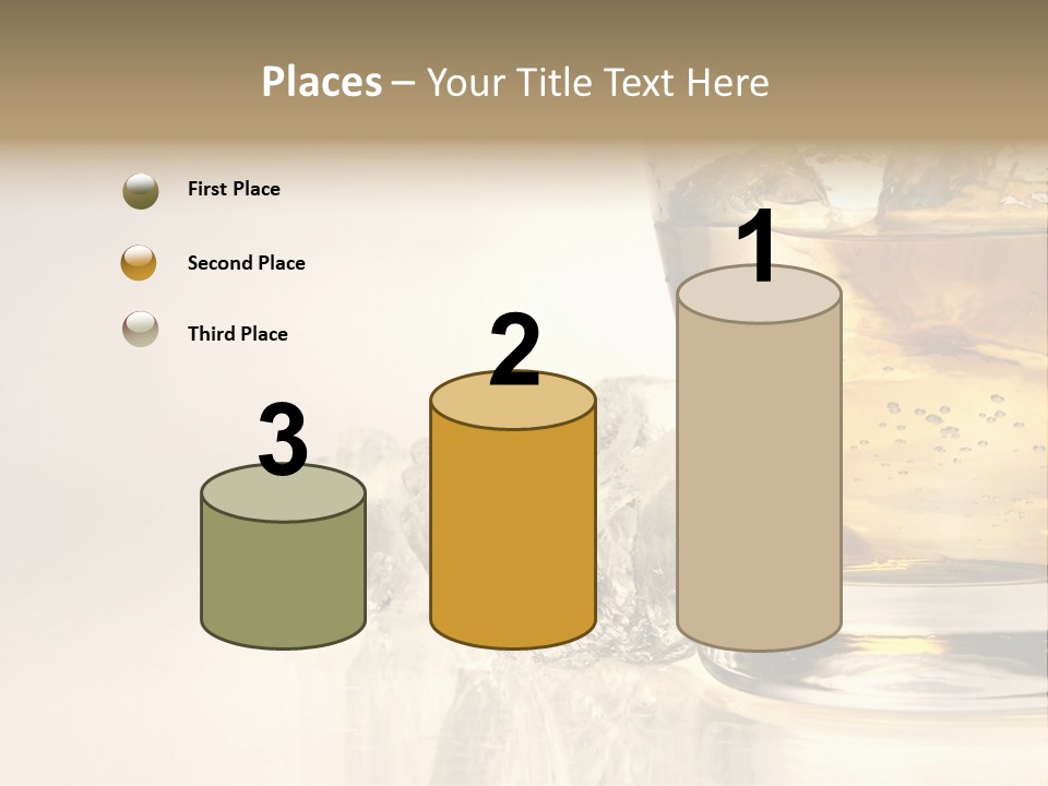 Gold Amber Brandy PowerPoint Template