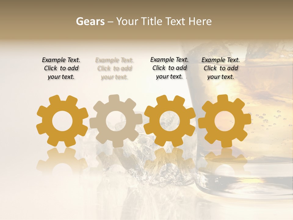 Gold Amber Brandy PowerPoint Template