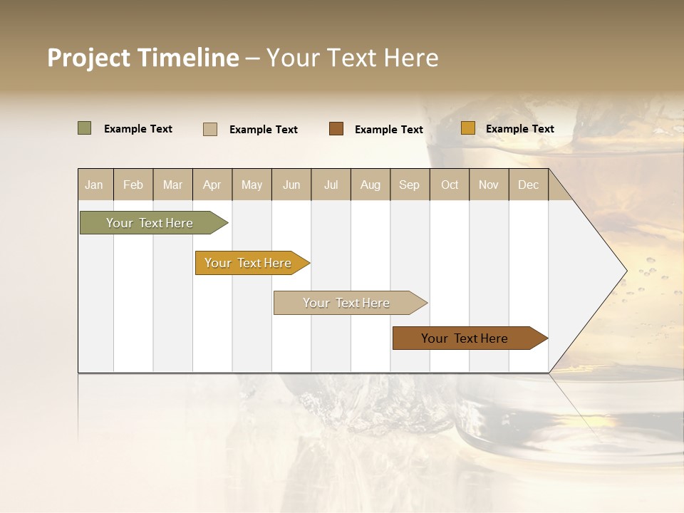 Gold Amber Brandy PowerPoint Template