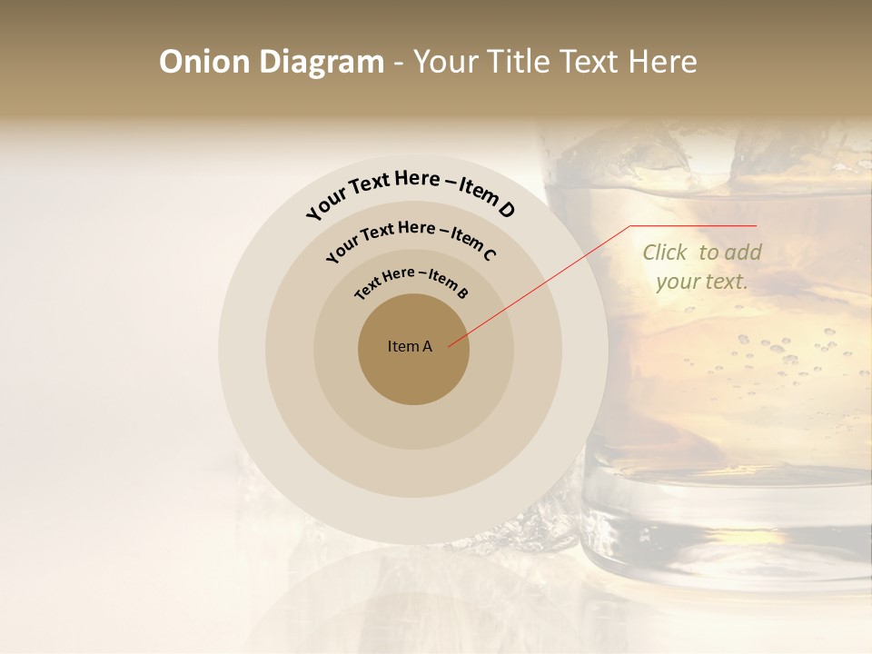 Gold Amber Brandy PowerPoint Template