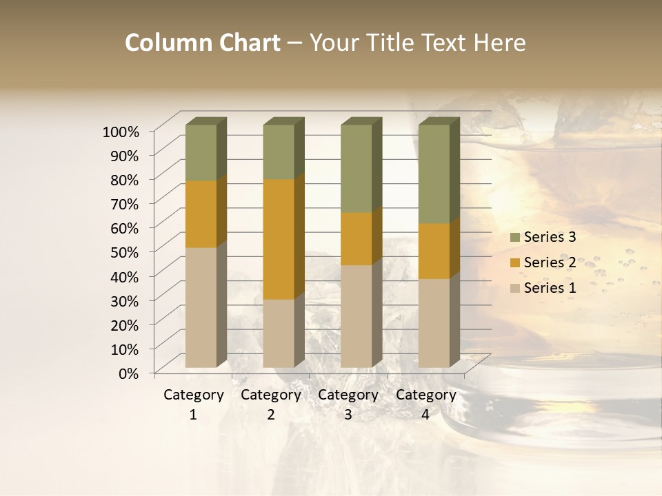 Gold Amber Brandy PowerPoint Template