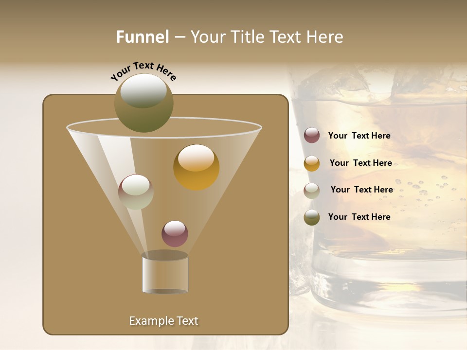 Gold Amber Brandy PowerPoint Template