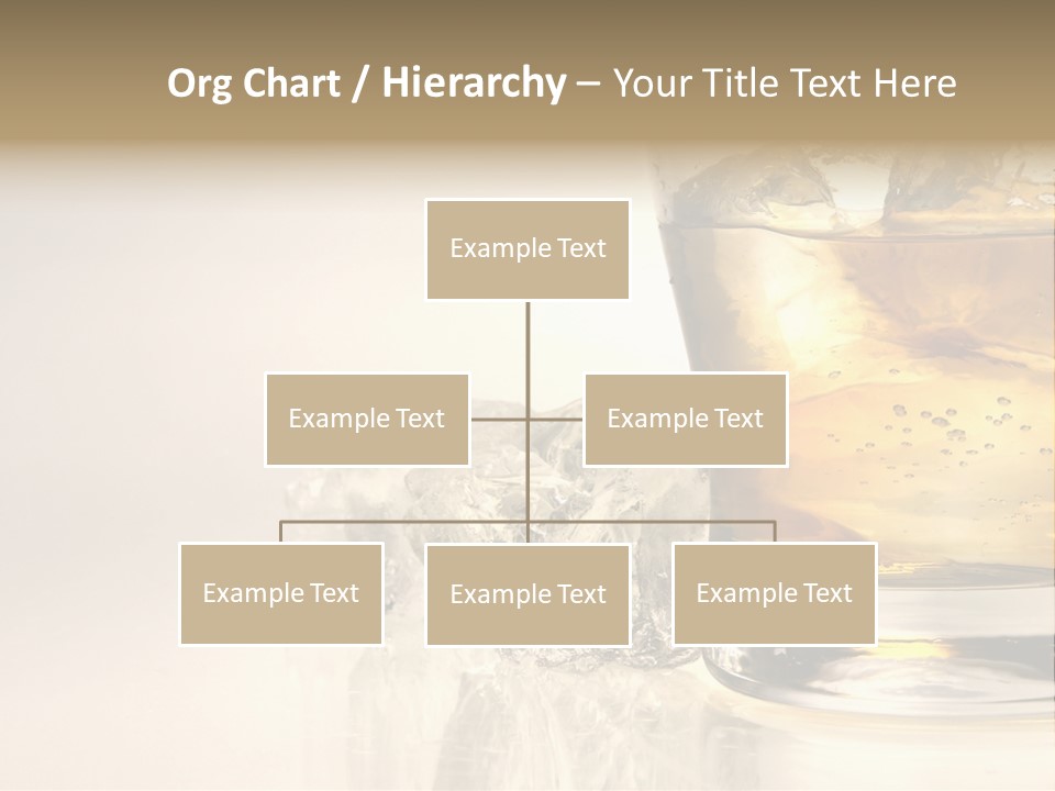 Gold Amber Brandy PowerPoint Template