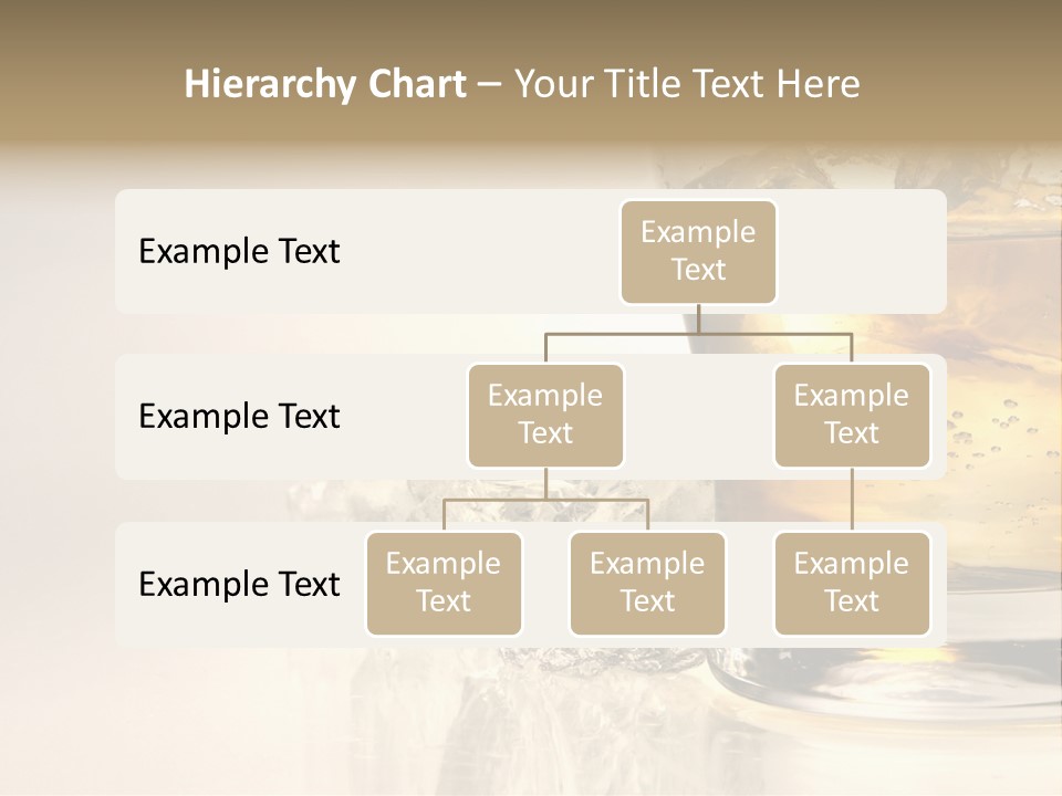 Gold Amber Brandy PowerPoint Template