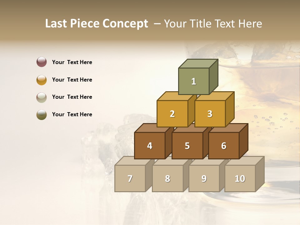 Gold Amber Brandy PowerPoint Template