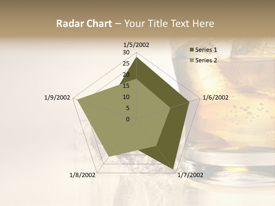 Gold Amber Brandy PowerPoint Template