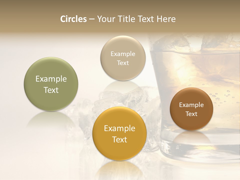 Gold Amber Brandy PowerPoint Template