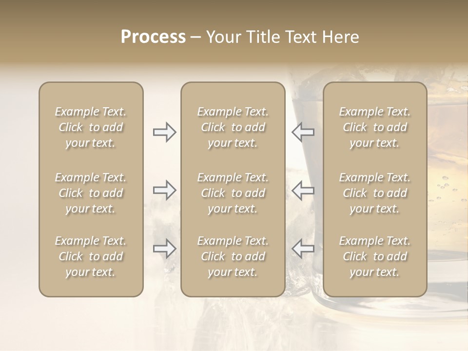 Gold Amber Brandy PowerPoint Template