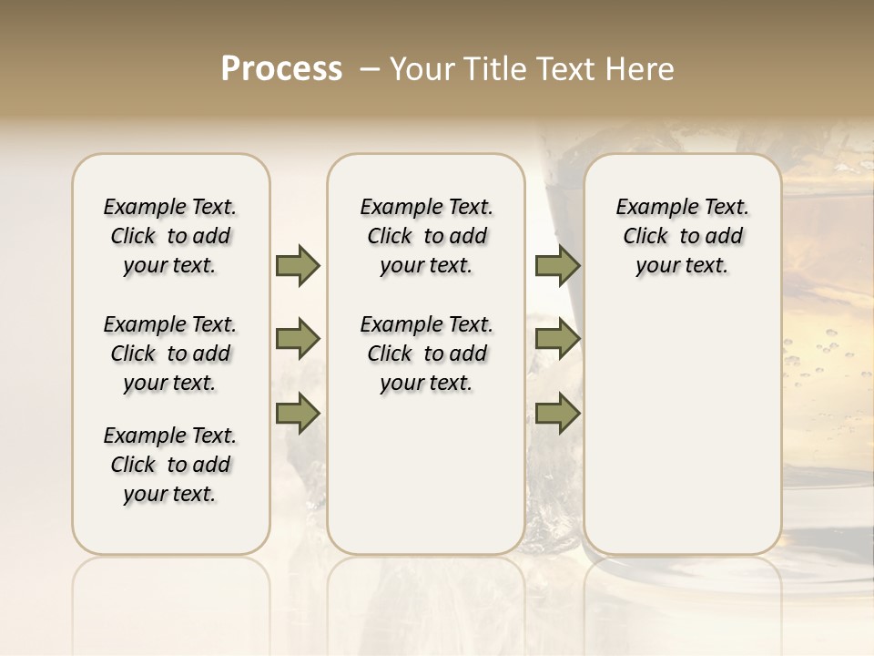 Gold Amber Brandy PowerPoint Template