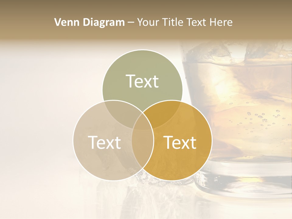 Gold Amber Brandy PowerPoint Template