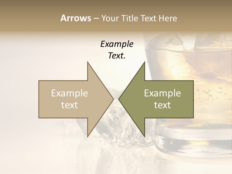 Gold Amber Brandy PowerPoint Template