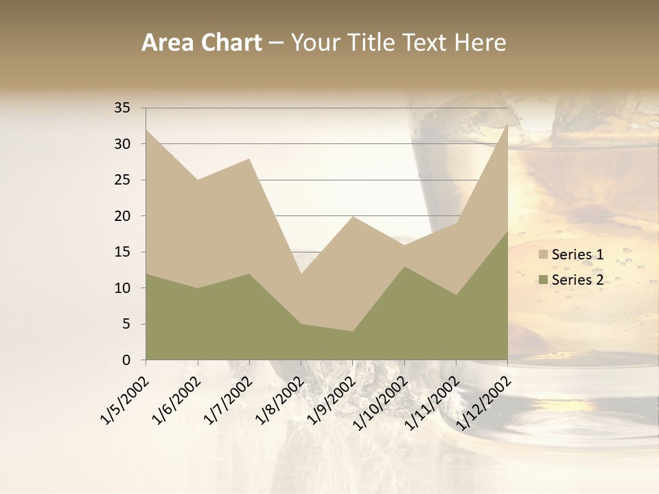 Gold Amber Brandy PowerPoint Template