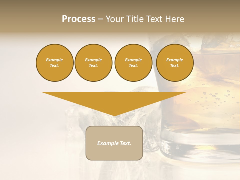 Gold Amber Brandy PowerPoint Template