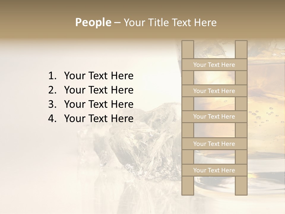 Gold Amber Brandy PowerPoint Template