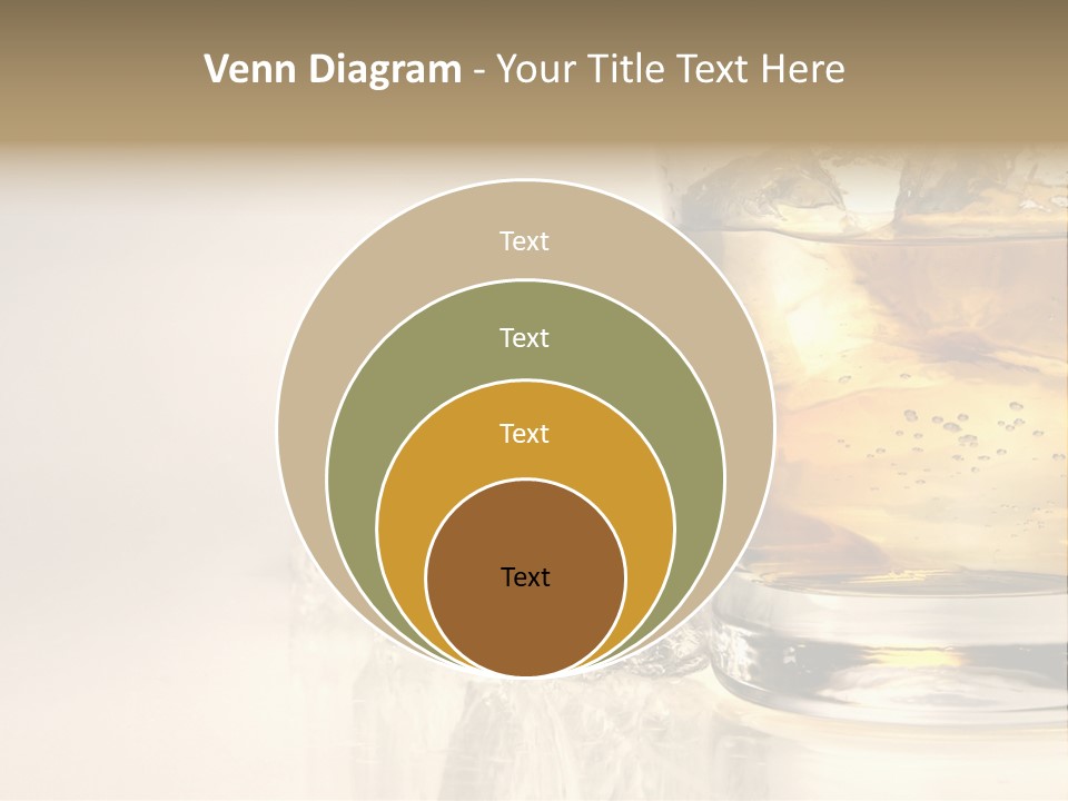 Gold Amber Brandy PowerPoint Template