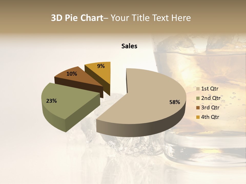 Gold Amber Brandy PowerPoint Template