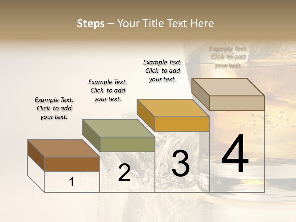 Gold Amber Brandy PowerPoint Template