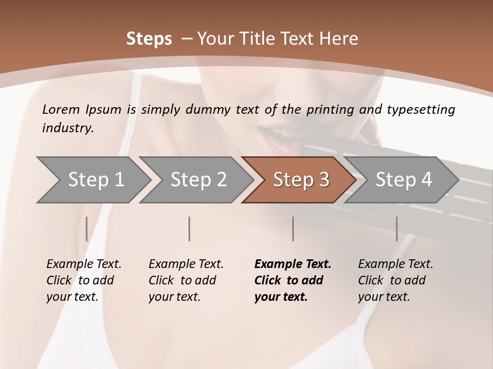 Cacao Fashion Appetite PowerPoint Template