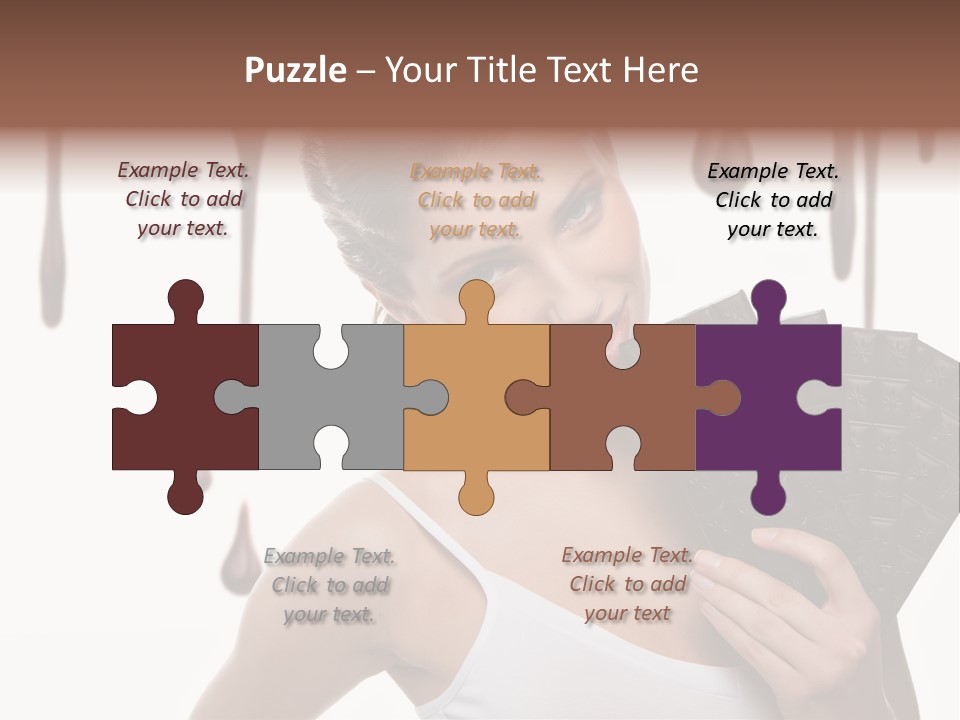 Calories Quality White PowerPoint Template