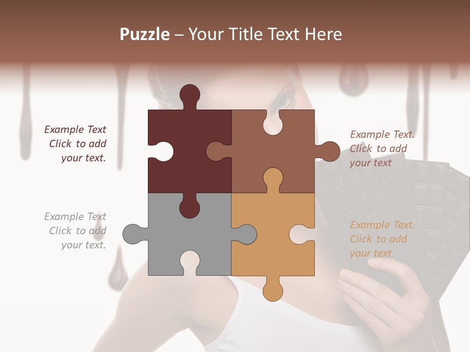 Calories Quality White PowerPoint Template