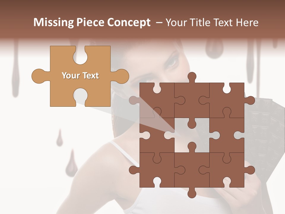 Calories Quality White PowerPoint Template