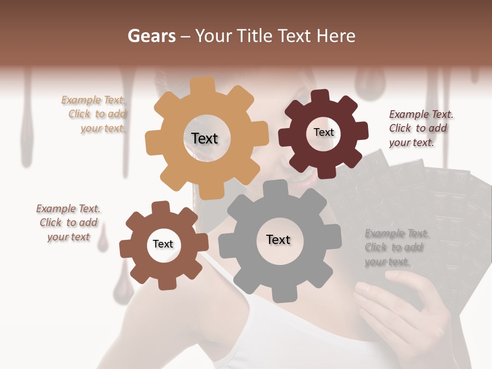 Calories Quality White PowerPoint Template