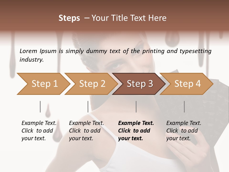 Calories Quality White PowerPoint Template