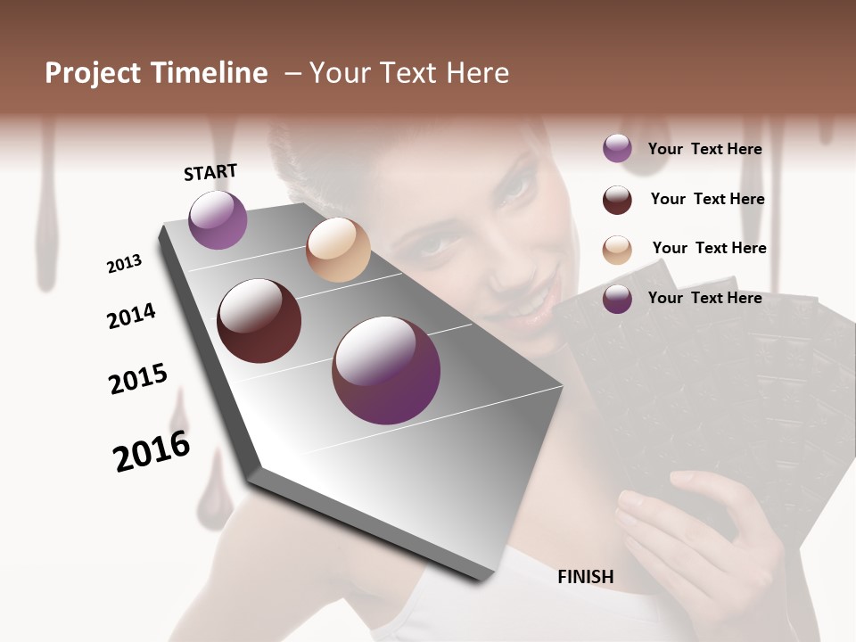 Calories Quality White PowerPoint Template