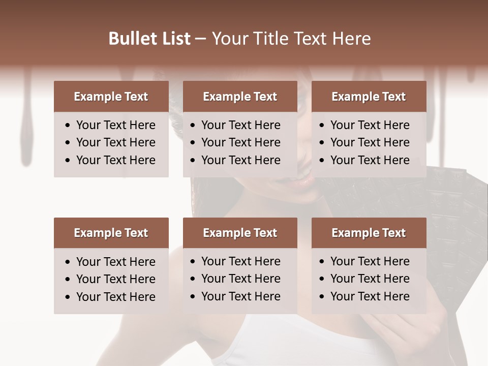 Calories Quality White PowerPoint Template