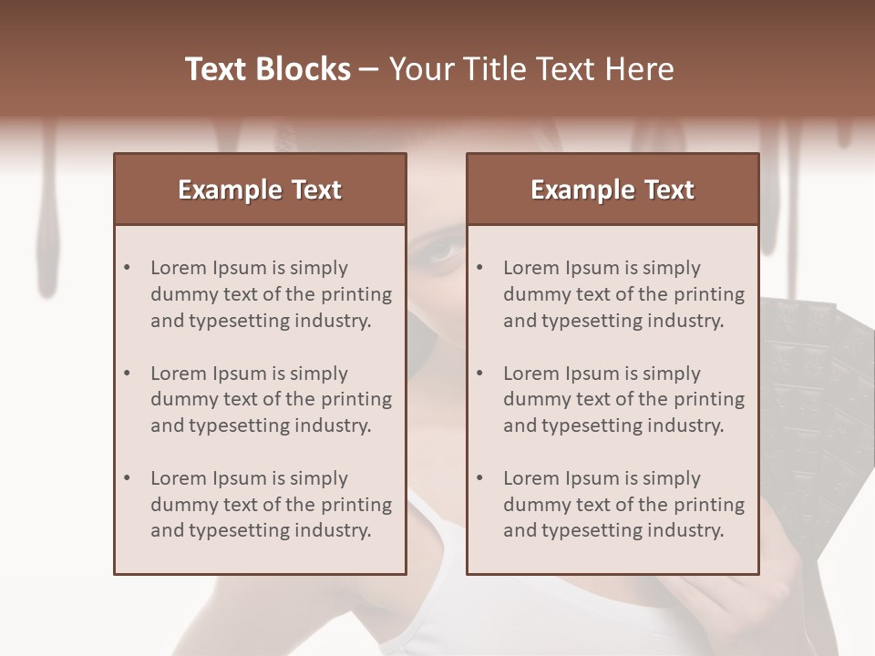Calories Quality White PowerPoint Template